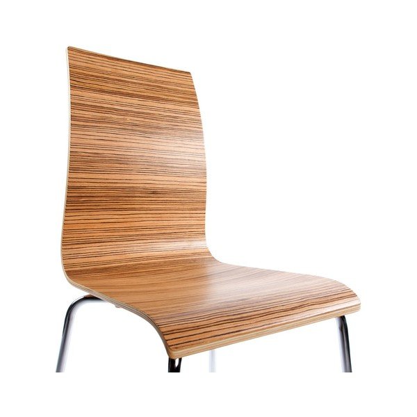 Ēdamistabas krēsls ar sēdekli no gaiša koka Kokoon Classic Zebrano-image-3