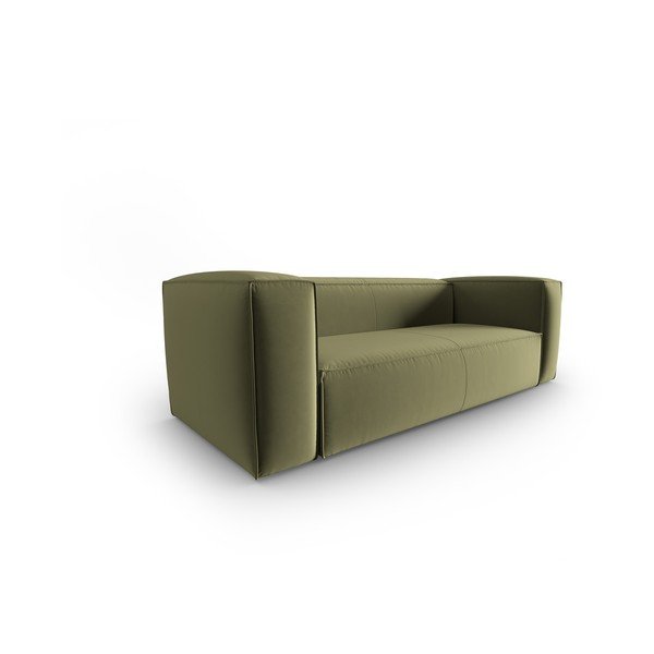 Zaļš samta dīvāns 200 cm Mackay – Cosmopolitan Design-image-2