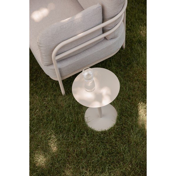 Tērauda apaļš sānu galdiņš ø 35 cm Snow – Zuiver-image-1