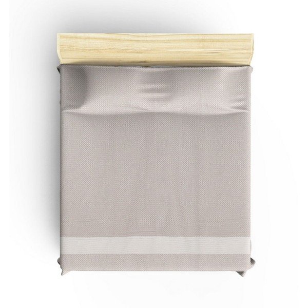 Bēšs kokvilnas gultas pārklājs divguļamai gultai 230x200 cm Seritli – Mijolnir-image-2