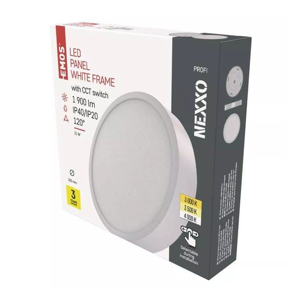 Balta LED griestu lampa Nexxo – EMOS-image-1