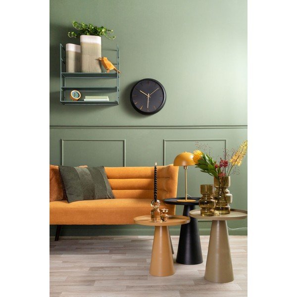 Dzeltens metāla sānu galdiņš Leitmotiv Force, augstums 37,5 cm-image-4