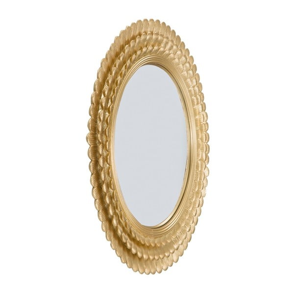 Mauro Ferretti Glam Lamin sienas spogulis dzelzs rāmī, ⌀ 43 cm-image-2