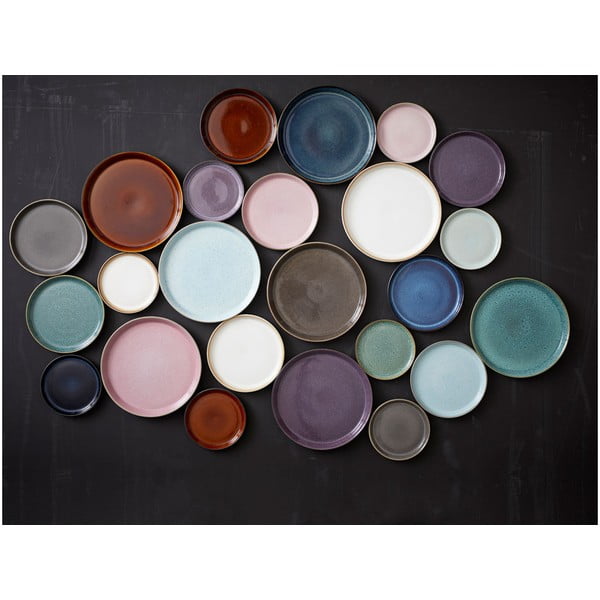 Zaļš/melns deserta akmensmasas šķīvis ø 17 cm Gastro Green/Black – Bitz-image-1