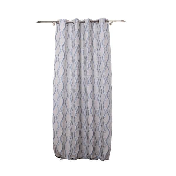 Dzeltens/zils aizkars 140x245 cm Arcade – Mendola Fabrics