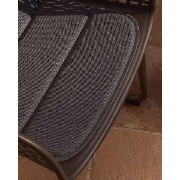 Pelēks dārza sēdekļa spilvens 43x45 cm Sindera – Kave Home-image-1