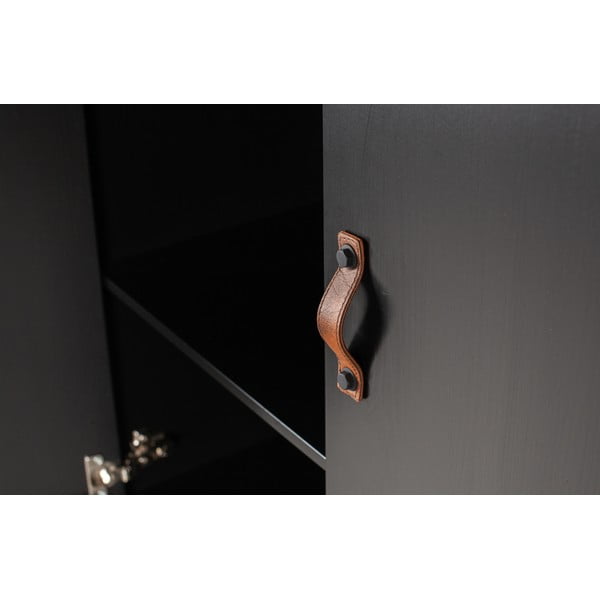 Melns skapis no priedes WOOOD Dian-image-1