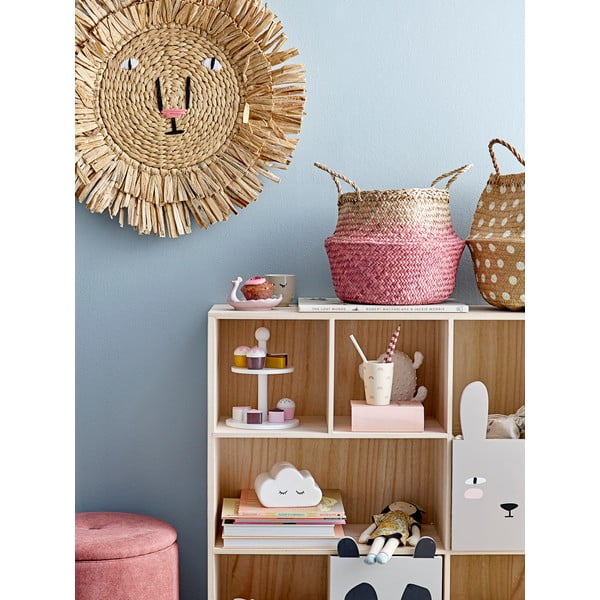 Bērnu grāmatu plaukts no paulonijas masīvkoka 107x89 cm Calle – Bloomingville Mini-image-3