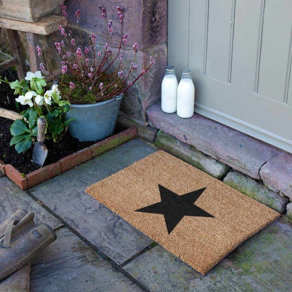 Kokosšķiedras kājslauķis 40x60 cm Star – Artsy Doormats-image-3