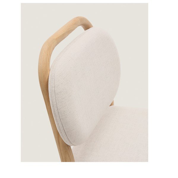 Bēšs bāra krēsls (sēdekļa augstums 66 cm) Helda – Kave Home-image-3