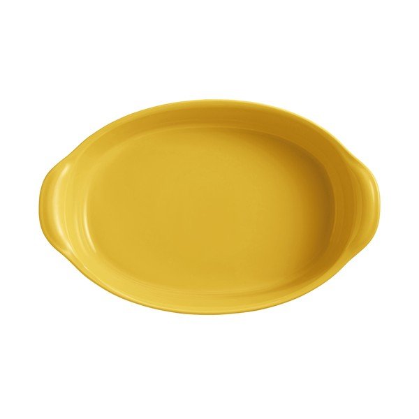 Spilgti dzeltens ovāls cepamais trauks Emile Henry, 3,8 l-image-2