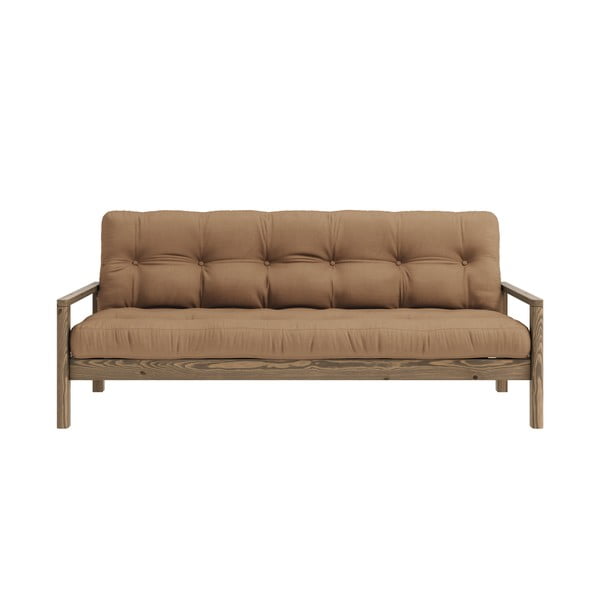 Brūns salokāms dīvāns 205 cm Knob – Karup Design