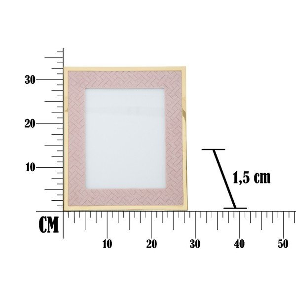 Mauro Ferretti Glam galda fotorāmis rozā krāsā, 20 x 25 cm-image-3