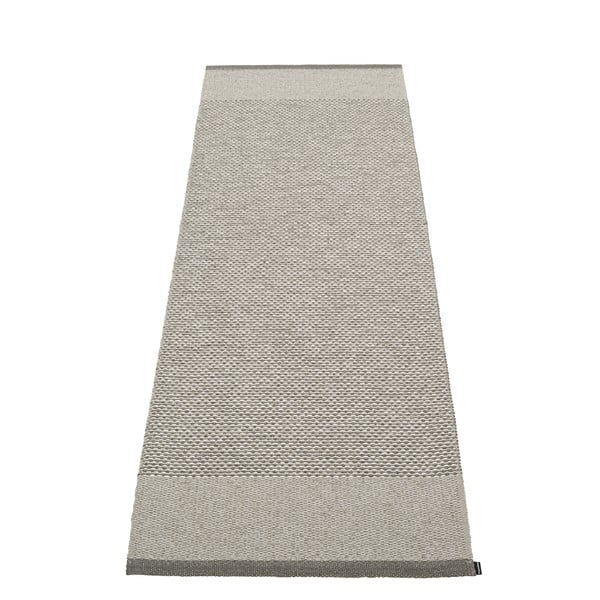 Pelēks iekštelpu un āra celiņa paklājs 85x260 cm Edit Warm Grey – Pappelina