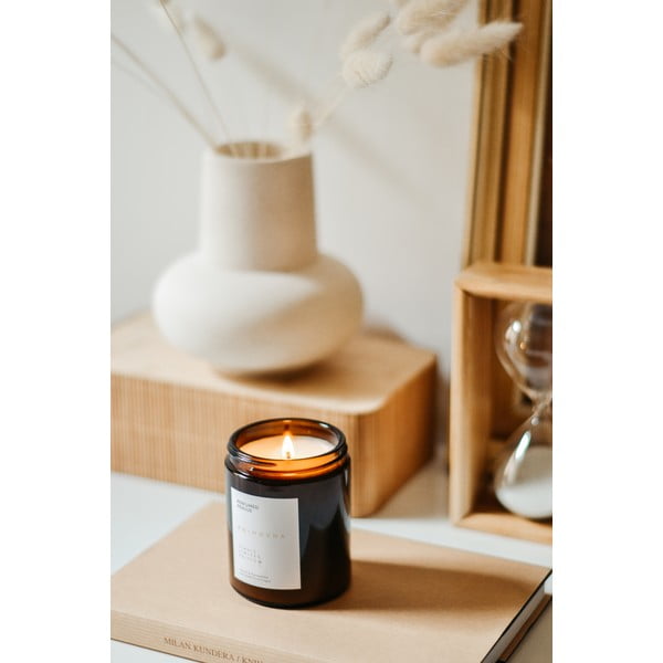 Aromātiskā sojas vaska svece degšanas laiks 40 h Slavic Edition: #09 Library – Perfumed Prague-image-1