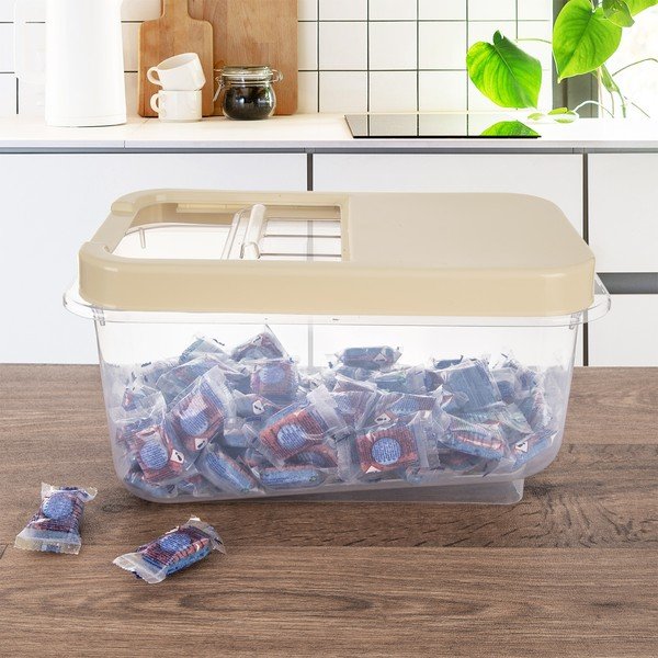 Plastmasas uzglabāšanas kaste ar vāku 35x20x18 cm Slop – Orion-image-4