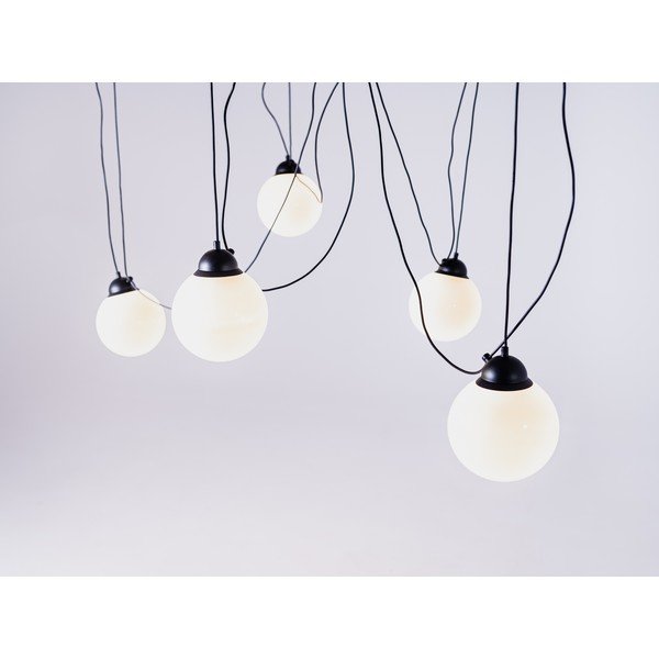 Melna piekaramā lampa ar metāla abažūru Popo – CustomForm-image-3