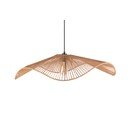 Dabīga toņa metāla piekaramā lampa ar papīra auklas abažūru ø 80 cm Sombra – Leitmotiv