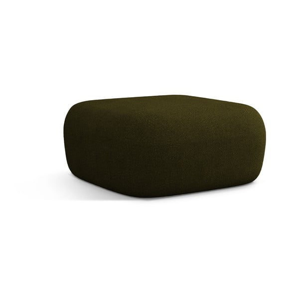 Zaļš kāju soliņš no buklē auduma Jenny – Micadoni Home-image-1