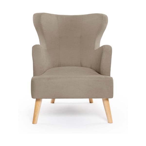 Bēšs atpūtas krēsls ar atzveltni Noemye – Bonami Selection-image-2