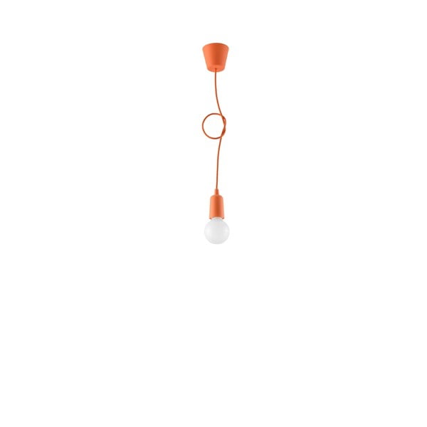 Oranža piekaramā lampa ø 5 cm Rene – Nice Lamps