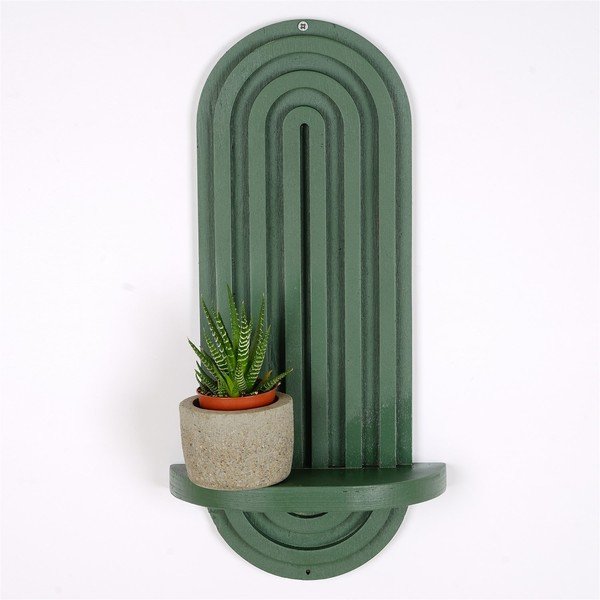 Zaļš sienas plaukts 20 cm Raf – Kalune Design-image-4