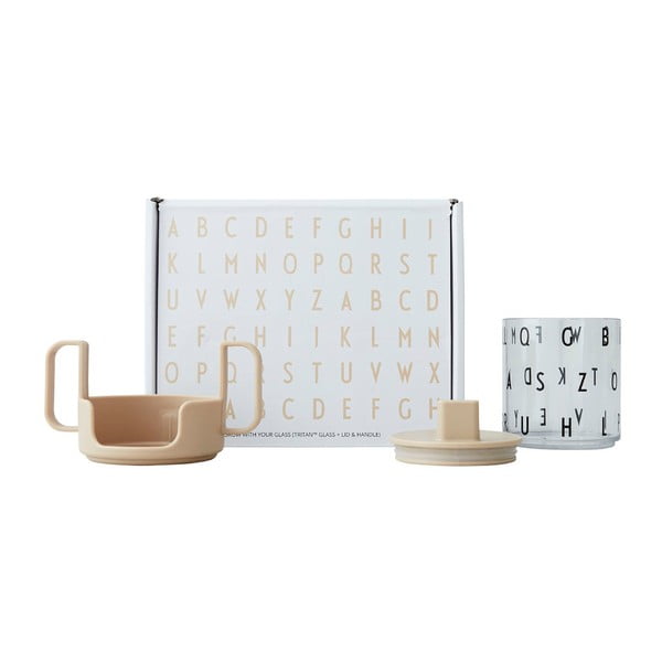 Bēša bērnu krūze Design Letters Grow With Your Cup-image-2