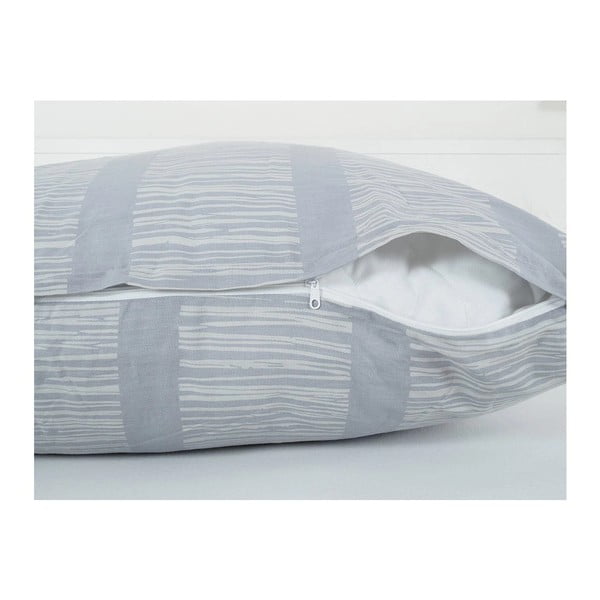 Pelēka vienguļamā gultas veļa no krepa auduma 140x200 cm Honey Comb – B.E.S.-image-2