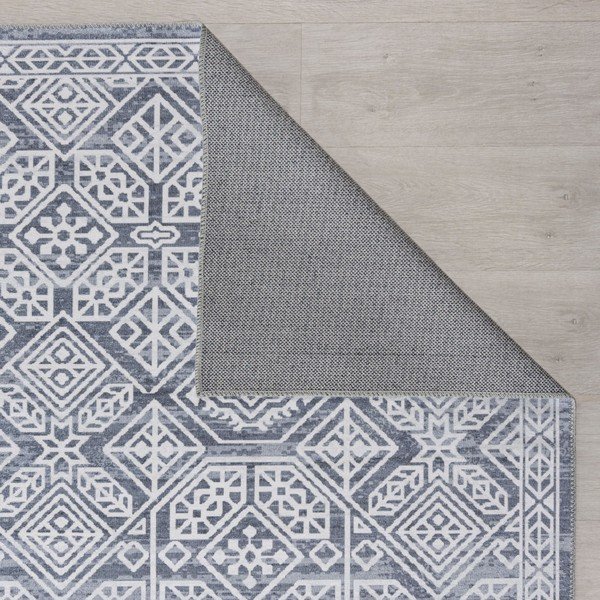 Pelēks mazgājams paklājs 290x200 cm Cora – Flair Rugs-image-2