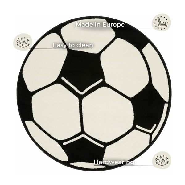 Bērnu paklājs Hanse Home Football, ⌀ 150 cm-image-3