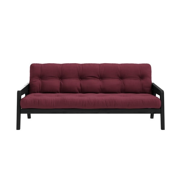 Sarkans izvelkamais dīvāns 204 cm Grab – Karup Design