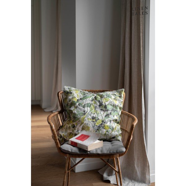 Lina spilvendrāna 40x40 cm Lotus – Linen Tales-image-2