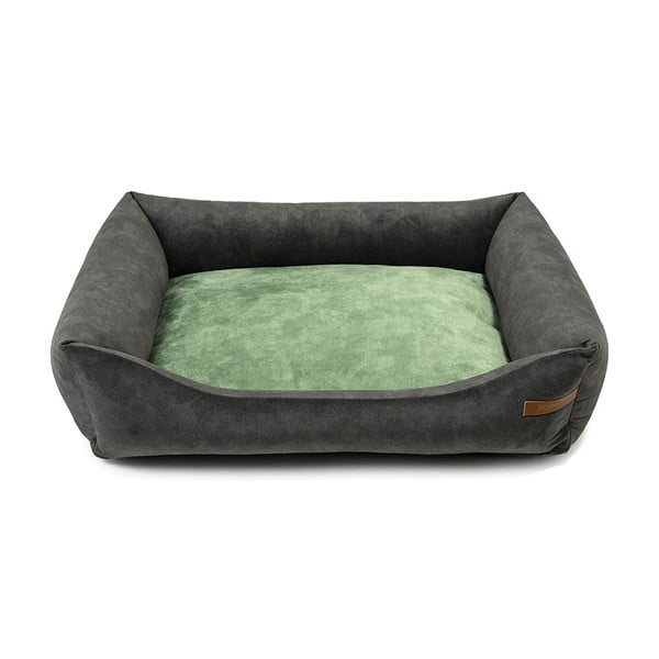 Piparmētru zaļa/haki mājdzīvnieku gulta suņiem 65x75 cm SoftBED Eco M – Rexproduct