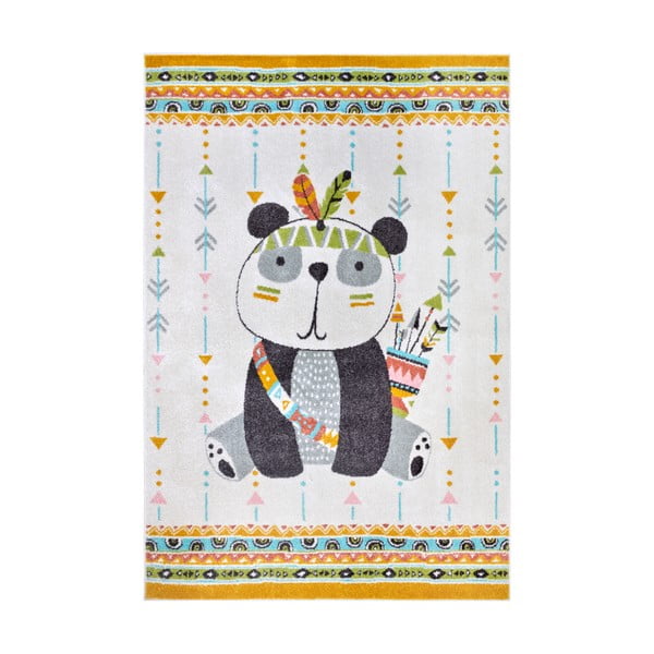 Krēmkrāsas bērnu paklājs 160x235 cm Panda – Hanse Home