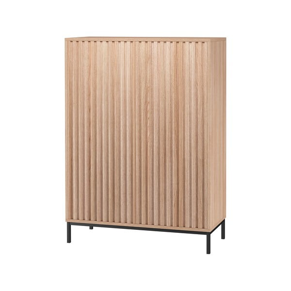 Dabīga toņa skapītis ar ozolkoka imitāciju 80x110 cm Celine – Støraa-image-1