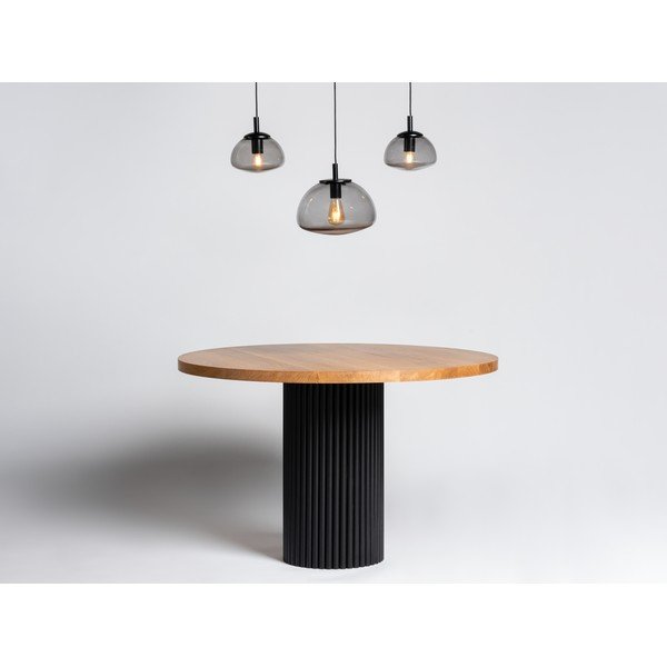 Melna piekaramā lampa ar stikla abažūru Flin – CustomForm-image-1