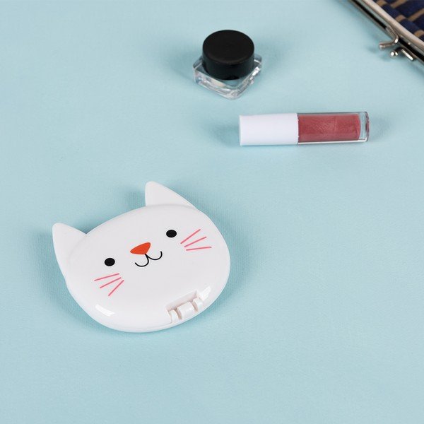Kosmētikas palielināmais spogulis 7,5x8 cm Cookie the Cat – Rex London-image-1