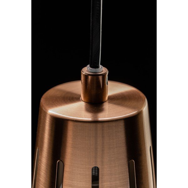 Pelēka piekaramā lampa ar metāla abažūru ø 22 cm Gianni – GTV-image-1