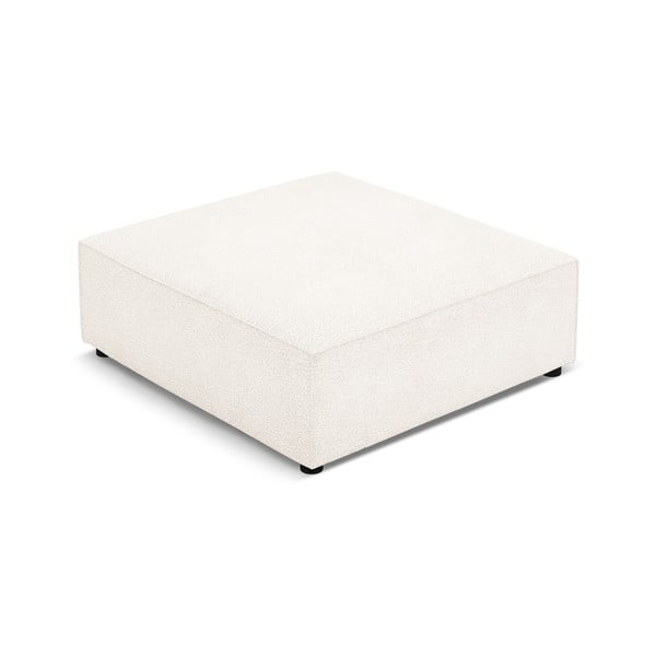 Bēšs kāju soliņš no buklē auduma Jodie – Micadoni Home-image-3