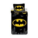 Vienguļamā kokvilnas bērnu gultas veļa 140x200 cm Batman "The Emblem" – Jerry Fabrics