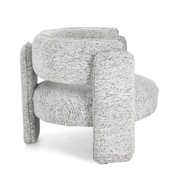 Gaiši pelēks atpūtas krēsls Aisha – Bizzotto-image-3