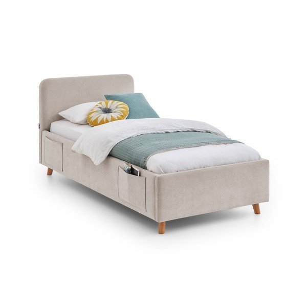Bēša bērnu gulta bez režģa 90x200 cm Cosy – Meise Möbel-image-4