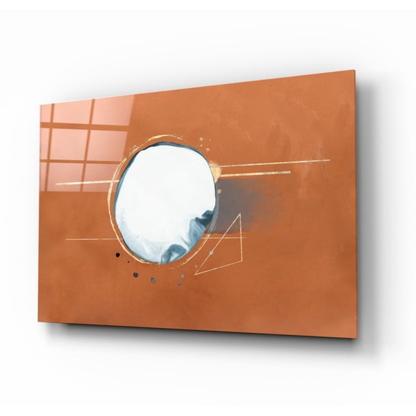 Stikla glezna Insigne Abstract Cinnamon, 72 x 46 cm