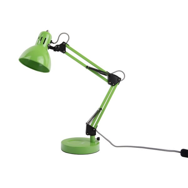 Gaiši zaļa galda lampa ar metāla abažūru (augstums 52 cm) Funky Hobby – Leitmotiv