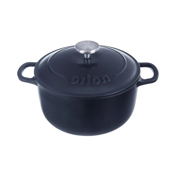 Čuguna katls ar vāku piemērots indukcijas plītij 3,3 l LITINA SMALT – Orion