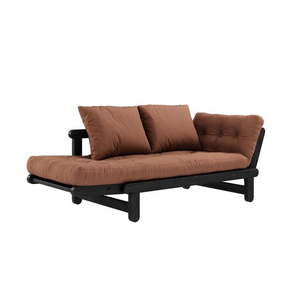 Izvelkamais dīvāns Karup Design Beat Black/Clay Brown-image-4