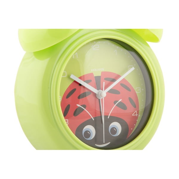Bērnu modinātājpulkstenis ø 15 cm Peekaboo Ladybug – Karlsson-image-2
