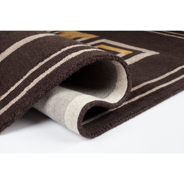 Brūns ar rokām austs paklājs Flair Rugs Moderne Lifestyle, 200 x 290 cm-image-4