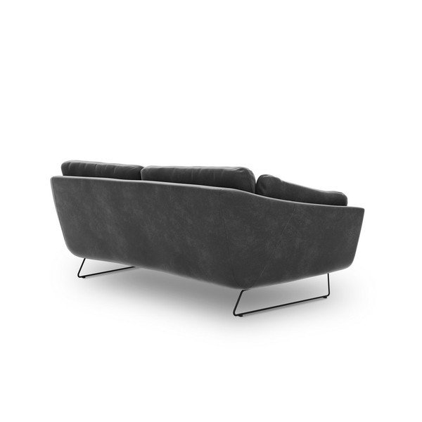 Tumši pelēks samta dīvāns Windsor & Co Sofas Gravity-image-3
