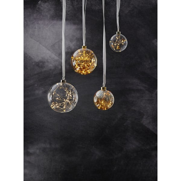 Balts Ziemassvētku gaismas dekors ø 15 cm Glow – Star Trading-image-3